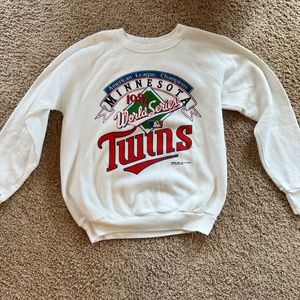 Rare Vintage Minnesota Twins 1987 World Series Champions Sweatshirt, Size Large